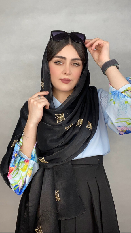 شال مجلسی مشکی