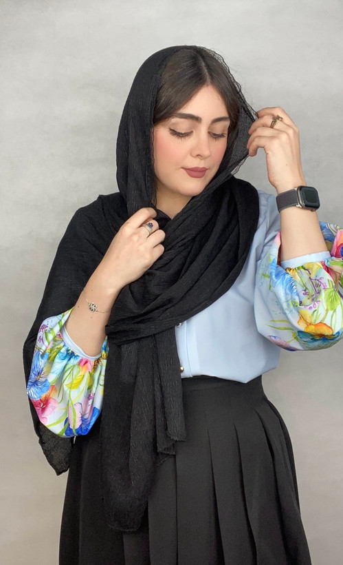 ست کردن با شال مشکی