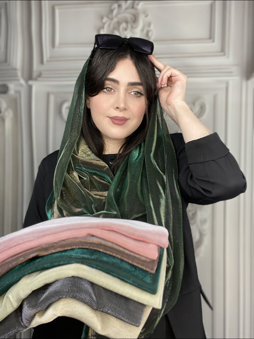 شال مجلسی دورنگ