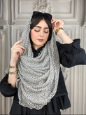شال شنی دور دالبور طرح پلنگی