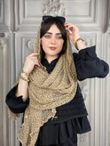 شال شنی دور دالبور طرح پلنگی