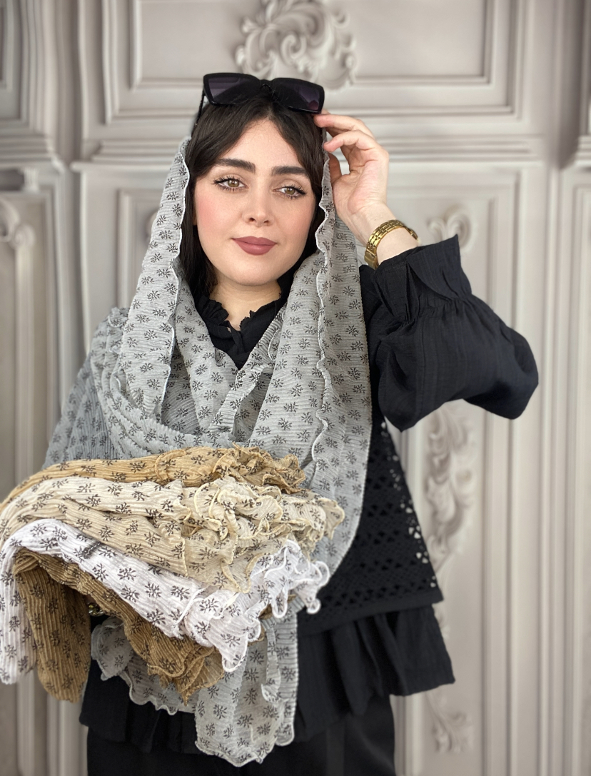 شال شنی‌دالبور‌طرح گل