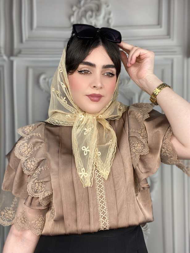 مینی اسکارف پاپیون قواره ۷۵