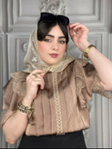 مینی اسکارف پاپیون قواره ۷۵