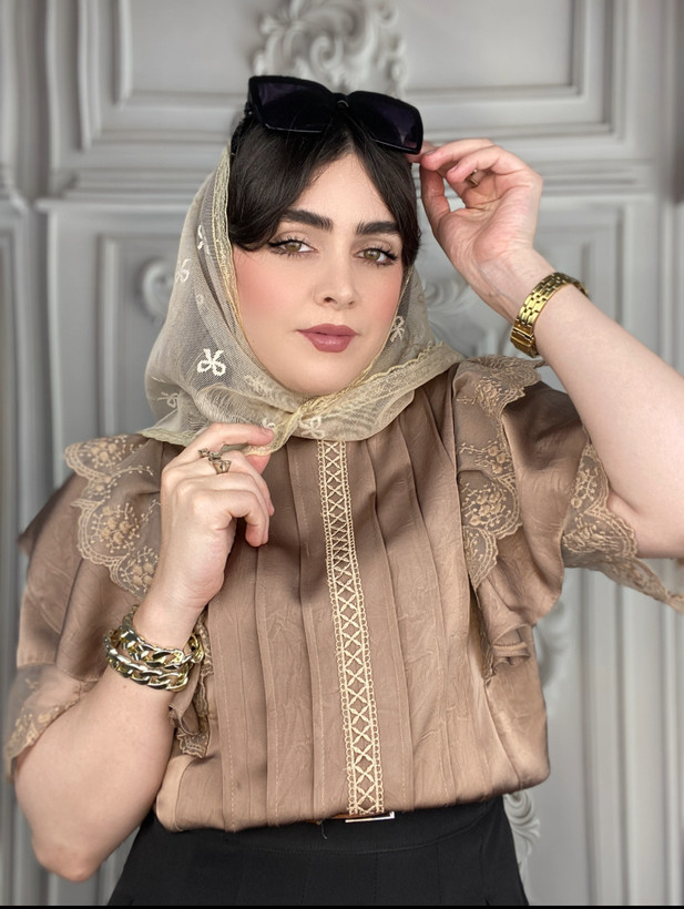 مینی اسکارف پاپیون قواره ۷۵