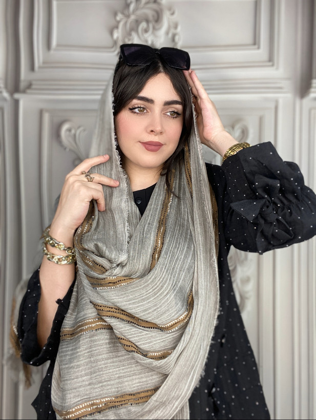 شال دورریش کنفی راه راه