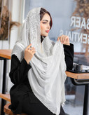 شال سفید مجلسی
