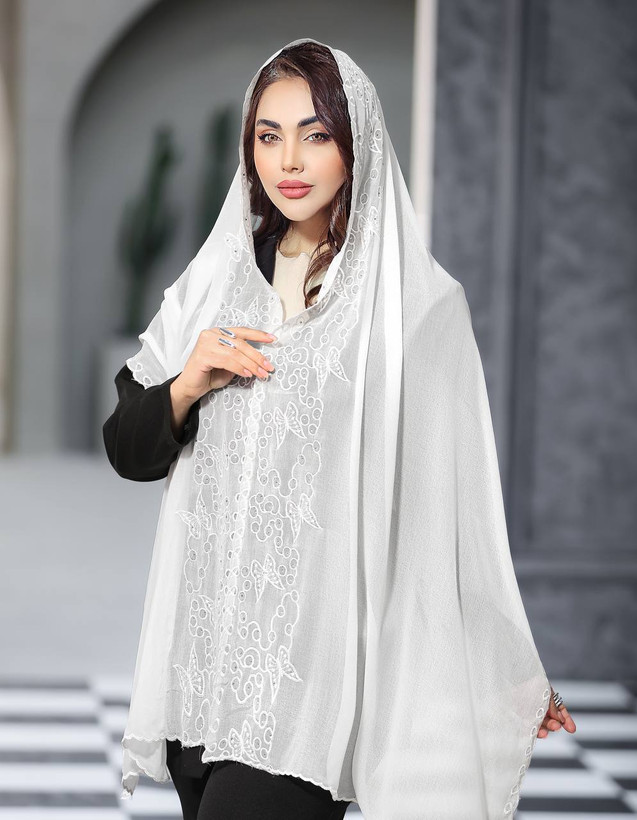 شال سفید مجلسی