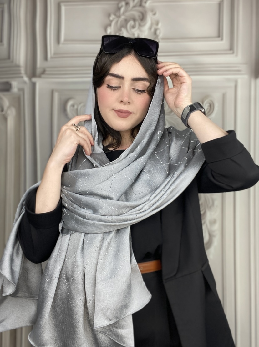 شال فول نگین الماسی
