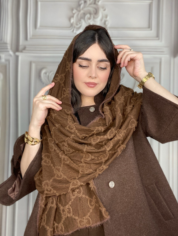 شال گوچی خزدار پاییزه