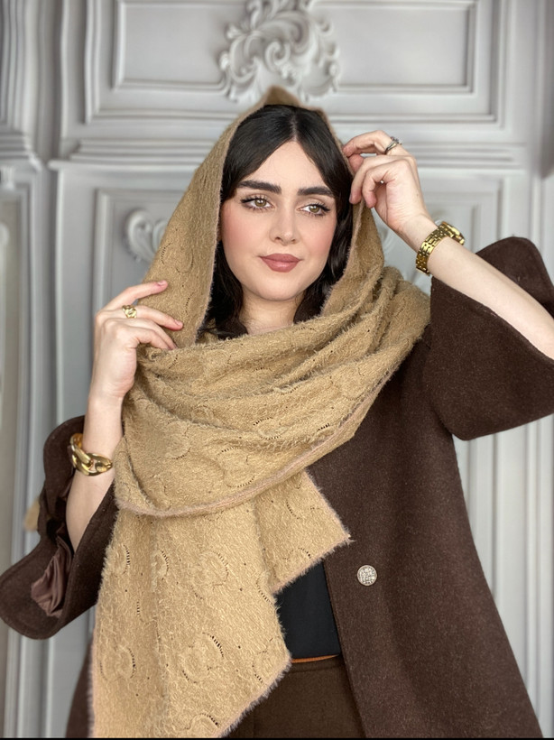 شال گوچی خزدار پاییزه